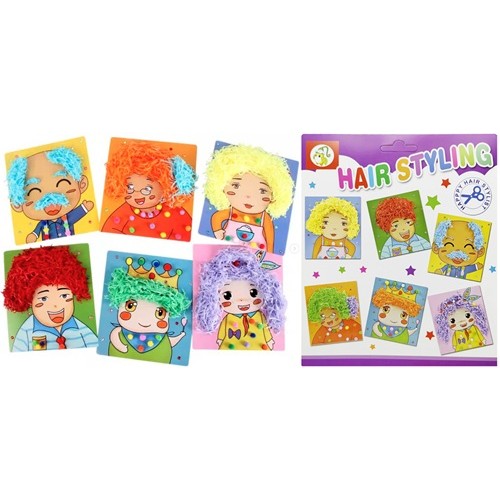 Набір для творчості "Прикрась портрет кольоровим волоссям"