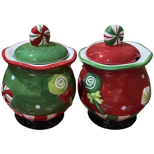 Сахарница керамическая "Конфетка" 8*8*12,5см
