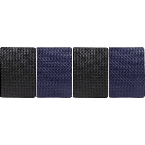 Блокнот А5 "Плетіння" 100арк., шкір/зам, 80г/м2, клітина