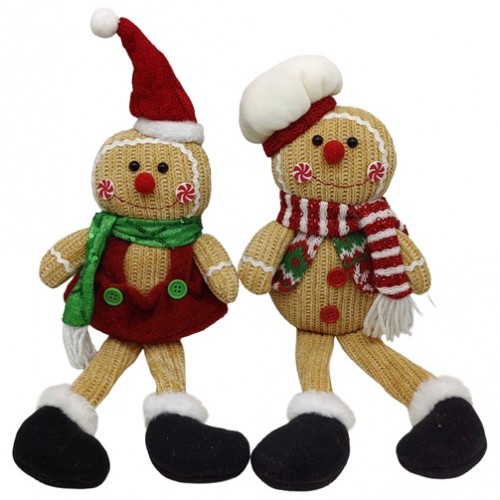 Іграшка м'яка "Пряничний чоловічок-довгі ніжки" 43см