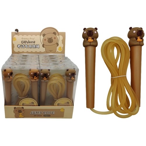 Скакалка силиконовая "Капибара" 2,8м