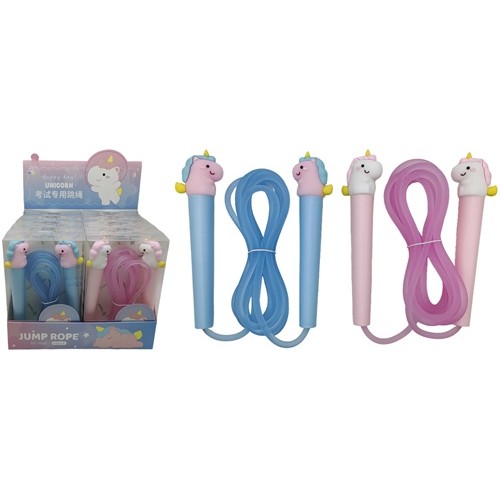 Скакалка силиконовая "Единорог" 2,8м