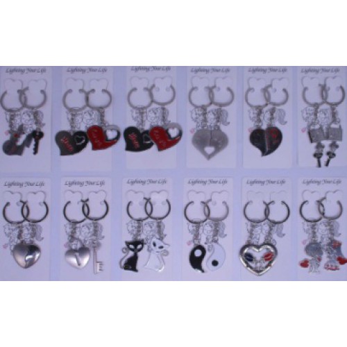 Брелок метал. "Парные" (2шт)в ассорт.