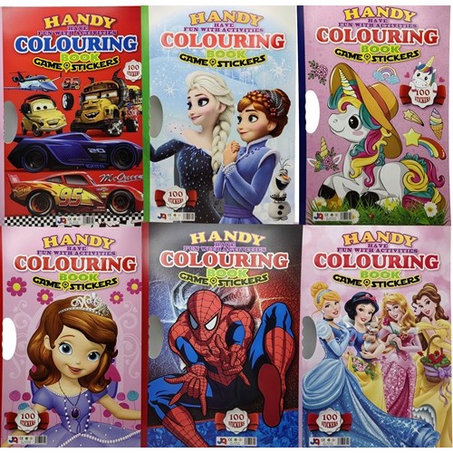 Розмальовка "Супервелика" 50*34см., 20арк.+ наліпки 100шт.