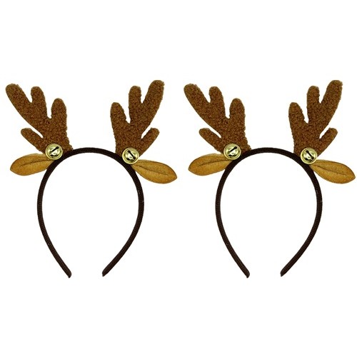 Обруч на голову "Рожки с колокольчиком"