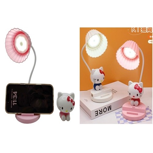 Лампа-ночник детская LED "Китти-подставка по мобилку" 28*10см