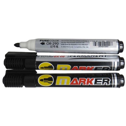 Маркер перманентный Orkey, черный
