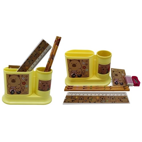 Підставка-органайзер з наповненням - 6 предметів "Капібара" 14,5*9*6см