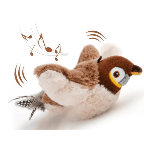 Інтерактивна іграшка горобець що махає крилами