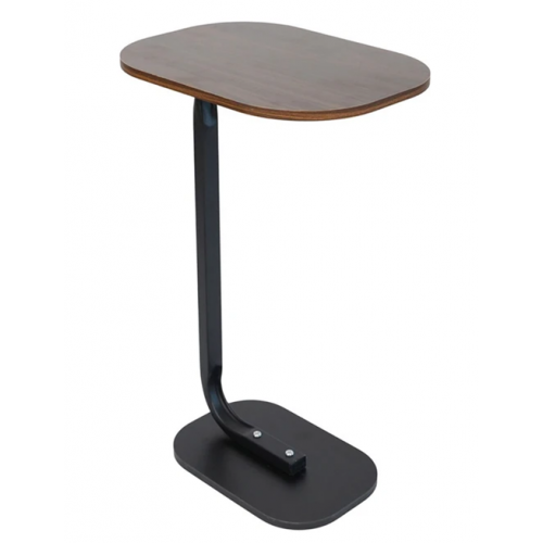 Овальний журнальний столик 45*28*60см, темне дерево