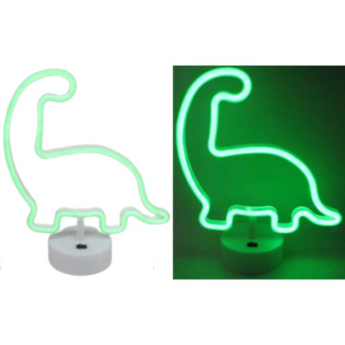 Лампа-ночник детская Led "Динозавр-контур" 28,5*25см, USB