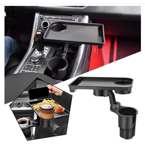 Універсальний автомобільний підсклянник, таця з подвійним підсклянником