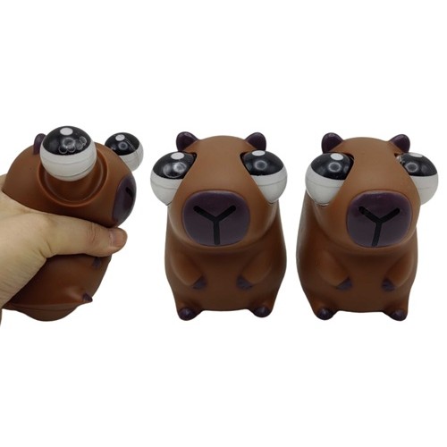 Іграшка-антистрес пучеглазик "Капібара" 10см