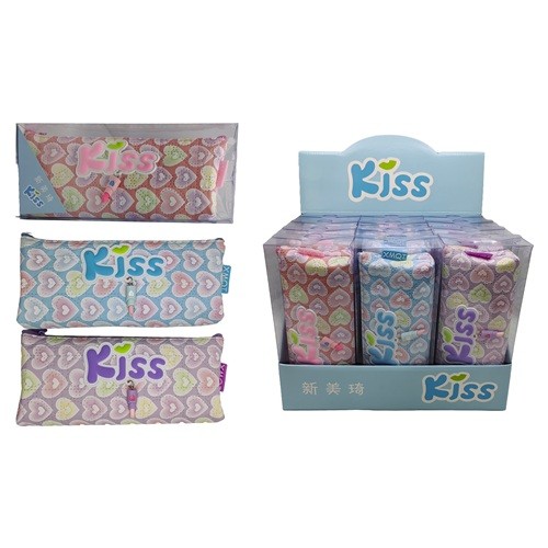 Пенал-косметичка з підвіскою "Сердечки"