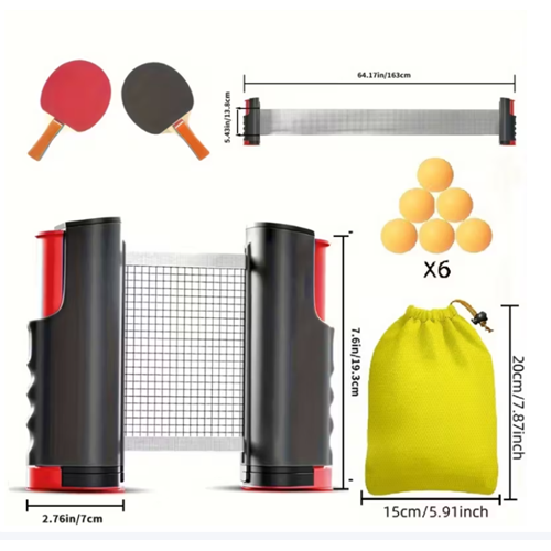 Портативный набор для тренировок по настольному теннису