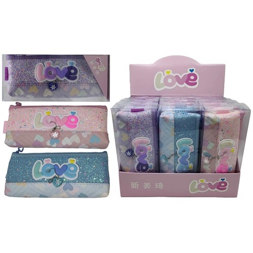 Пенал-косметичка з підвіскою "Серце"