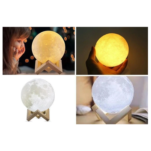 Лампа луна Magic 3D Moon Lamp 15см, USB