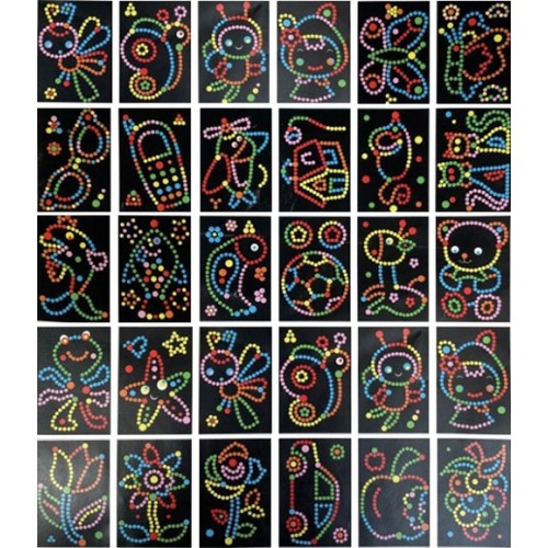 Набор для творчества "Собери мозаику из цветных кружочков бумаги"