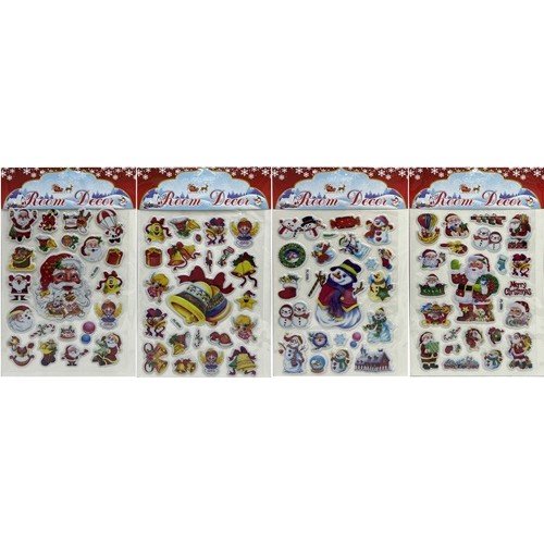 Наклейка декоративна об'ємна "Новий рік" 15*25см