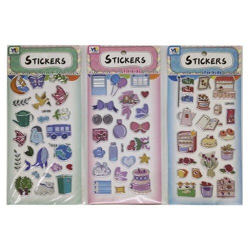 Наклейки с серебряной обводкой 23,5*10,5см