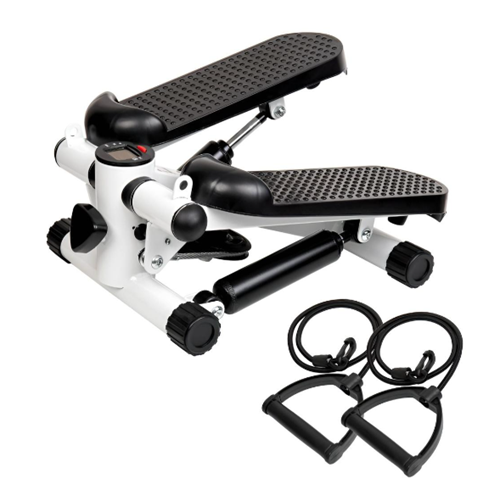 Шаговый тренажер министер с эспандерами и ЖК экраном