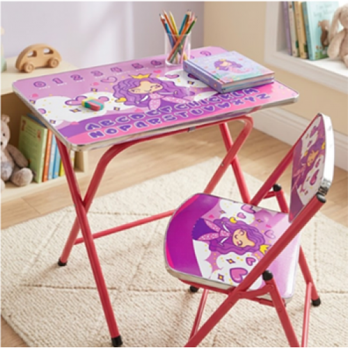 Столик складаний і стільчик Bambi фіолетовий 60*40см