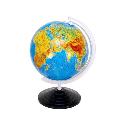 Глобус географический, диаметр 160мм, УКР