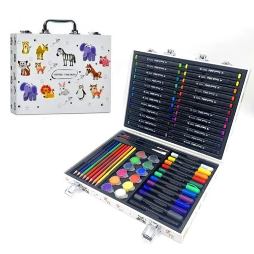 Набір для малювання та творчості у валізі 58 предметів