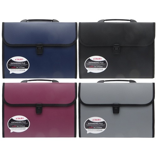 Папка-портфель ПВХ з 13 файлами 32*26*3см