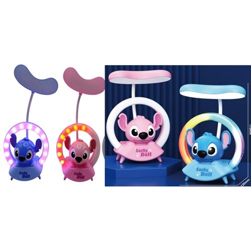 Лампа-ночник детская LED "Стич-круг" 17*13,5см, USB