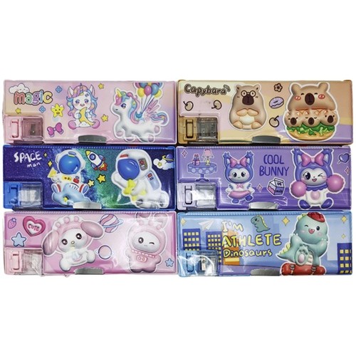 Пенал пластиковий з чинкою "Звірята"