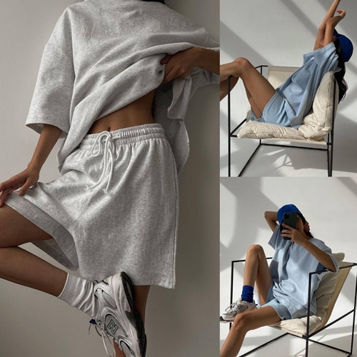 Базовий комплект - футболка+шорти, двонитка люкс