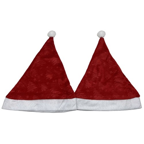 Колпак новогодний красный 36*27см