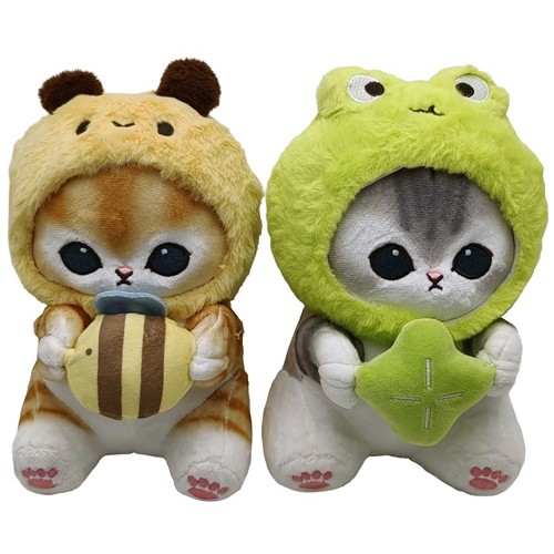 Іграшка м'яка "Котик у шапці" 22см