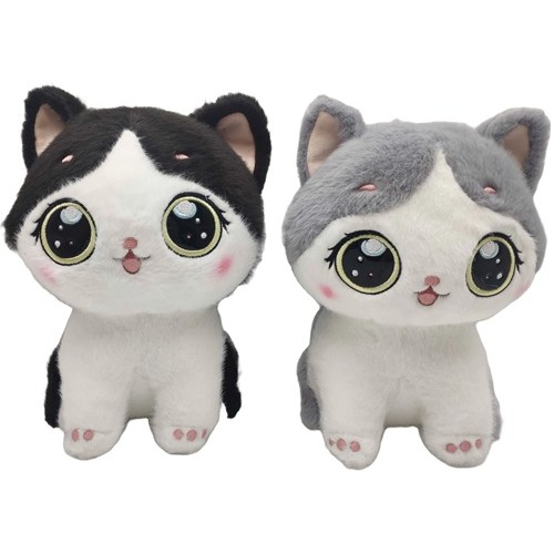 Іграшка м'яка "Котик-великі очі" 22см