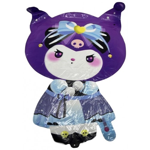 Воздушный шар фольгированный 52*73см "Зайка Kuromi"