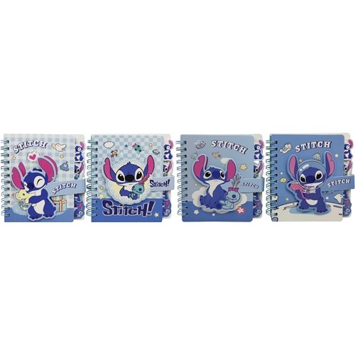 Блокнот на спіралі "Стіч об'ємний" 11,2*10см, 65арк.з 4-ма роздільниками 