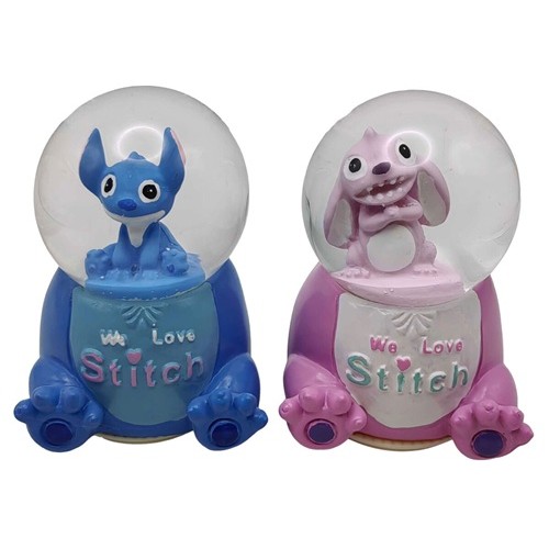 Сувенір світиться "Куля снігова 65мм - Love Stich"