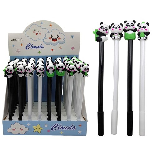 Ручка кулькова "Панда", синя