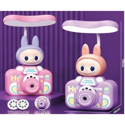 Лампа-нічник дитяча LED з проектором "Лабубу-камера" 19*11,5см ,USB