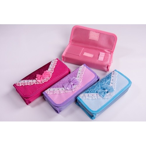 Пенал-косметичка "Бантик-мереживо" розкладний