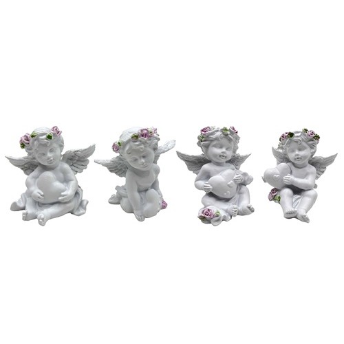 Сувенір керамічний "Янгол з серцем" 7см