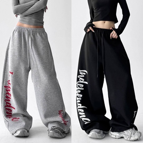 Спортивні штани з накаткою "Independense", двонитка