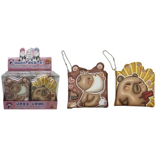 Блокнот антистрес "Капібара-3D" 10,5*11,5см, 80арк. 