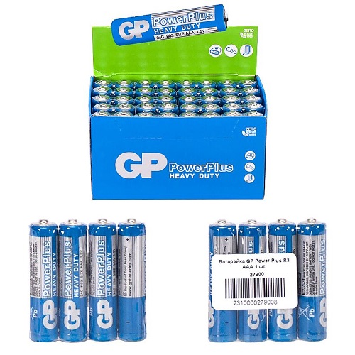Батарейка GP POWERPLUS 1.5V 24C-S4, R03, AAA