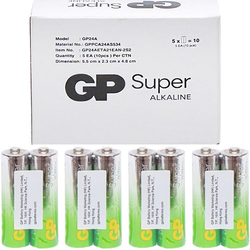 Батарейки GPGP-24 АЕВ-2 S2 1,5V Alkaline міні по 2шт у спайці