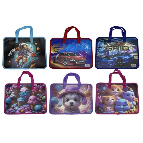 Папка-портфель ПВХ А4 дитяча для зошитів