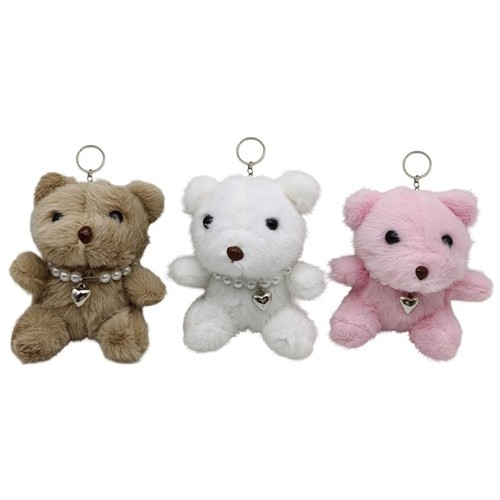 Брелок мягкий "Мишка-подвеска Сердце" 13,5см