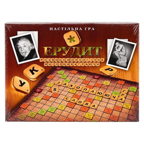 Настільна гра у слова "Ерудит" для дітей 8+