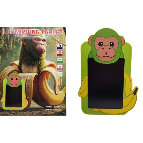Планшет дитячий для малювання LCD "Brainrot - Мавпа" 21*30см (малює кольоровим)